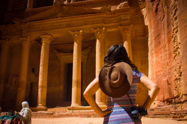 Laying Eyes on the Treasury at Petra, Jordan