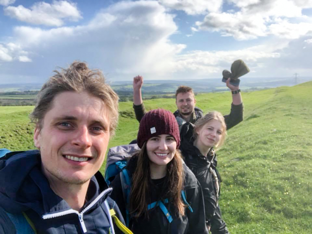 Walkers on Hadrian's Wall