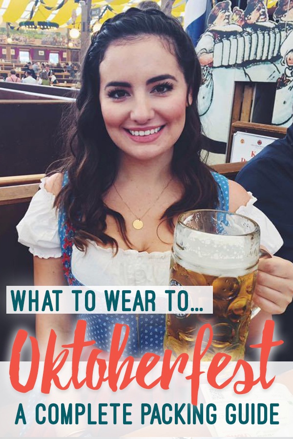 The COMPLETE Oktoberfest packing guide: What to wear to Oktoberfest, how to buy a dirndl, and more.