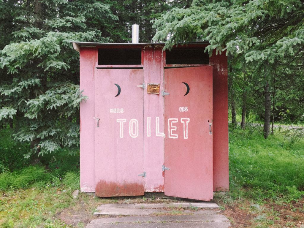 A Canadian outhouse