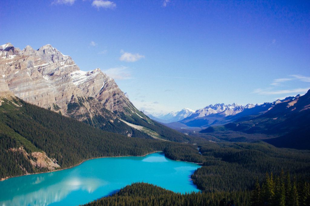 Beautiful lake in British Colombia