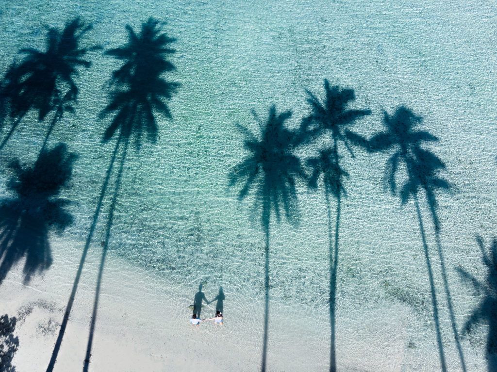 The beach in Fiji