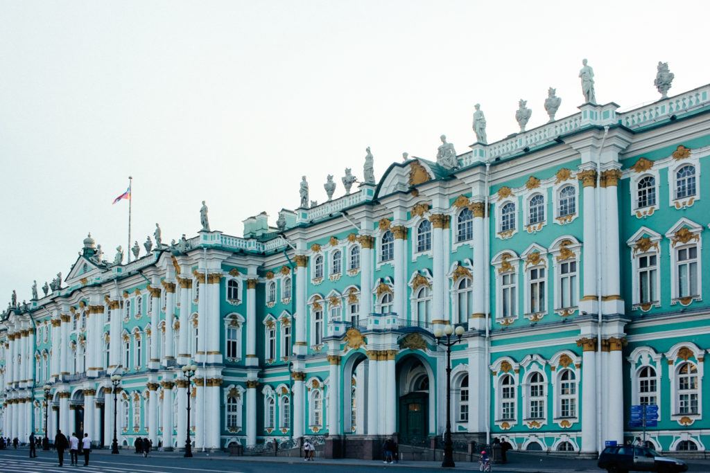 The Hermitage in St. Petersburg Russia